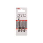 Бита Bosch Extra Hard HEX3x49 мм (3 шт.) (2607001732)