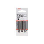 Бита Bosch Extra Hard HEX6x49 мм (3 шт.) (2607001735)