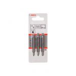 Набор бит двухсторонних Bosch Extra Hard 60 мм (3 шт.) (2607001746)