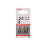 Набор бит Bosch Extra Hard PZ/1/2/3 25 мм (3 шт.) (2607001753)