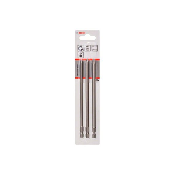 Набор бит Bosch Extra Hard PH1/2/3 152 мм (3 шт.) (2607001758)