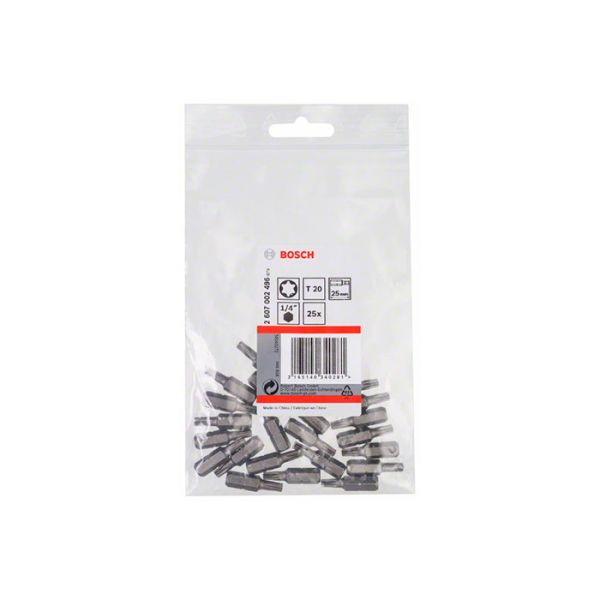 Бита Bosch Extra Hard T20 25 мм (25 шт.) (2607002496)