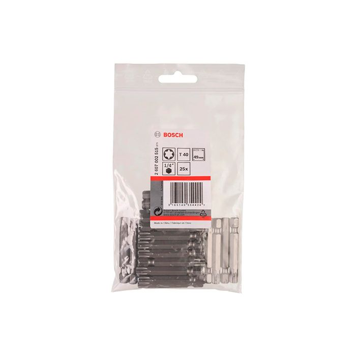 Бита Bosch TORX T40XHx49 мм (25 шт.) (2607002515)