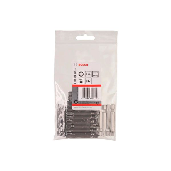 Бита Bosch TORX T40XHx49 мм (25 шт.) (2607002515)