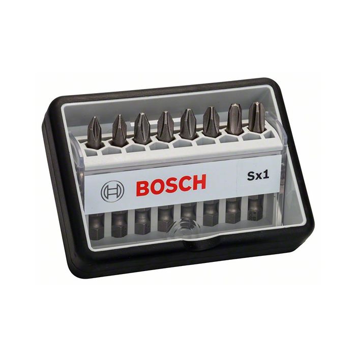 Набор бит Bosch Extra Hard Sx1 Robust Line 1/4" 49 мм (8 шт.) (2607002556)