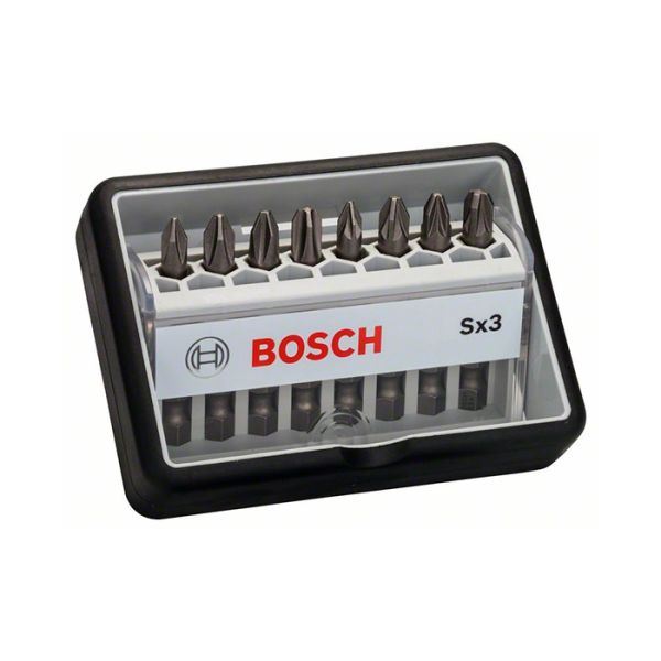 Набор бит Bosch Extra Hard Sx3 Robust Line 1/4" 49 мм (8 шт.) (2607002558)