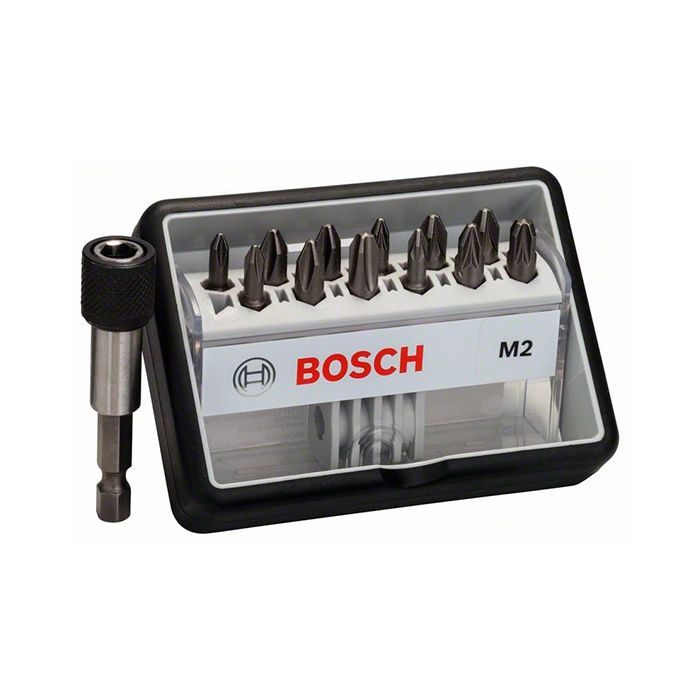 Набор бит Bosch Extra Hard M2 Robust Line 1/4" 25 мм (13 шт.) (2607002564)