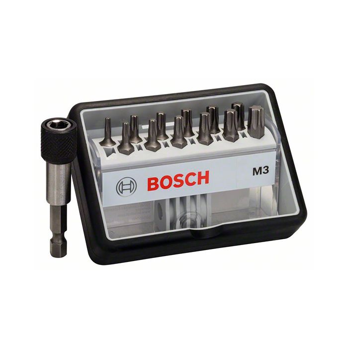 Набор бит Bosch Extra Hard M3 Robust Line 1/4" 25 мм (13 шт.) (2607002565)