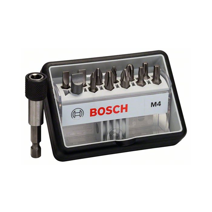 Набор бит Bosch Extra Hard M4 Robust Line 1/4" 25 мм (13 шт.) (2607002566)