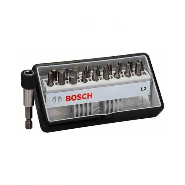 Набор бит Bosch Extra Hard L2 Robust Line 1/4" 25 мм (19 шт.) (2607002568)