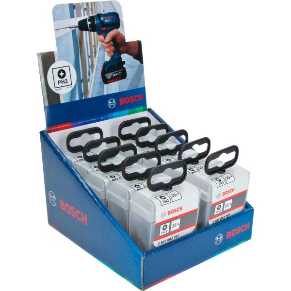 Біта Bosch Extra Hard 25 мм PH2 TicTac, 25 шт (2607002797)