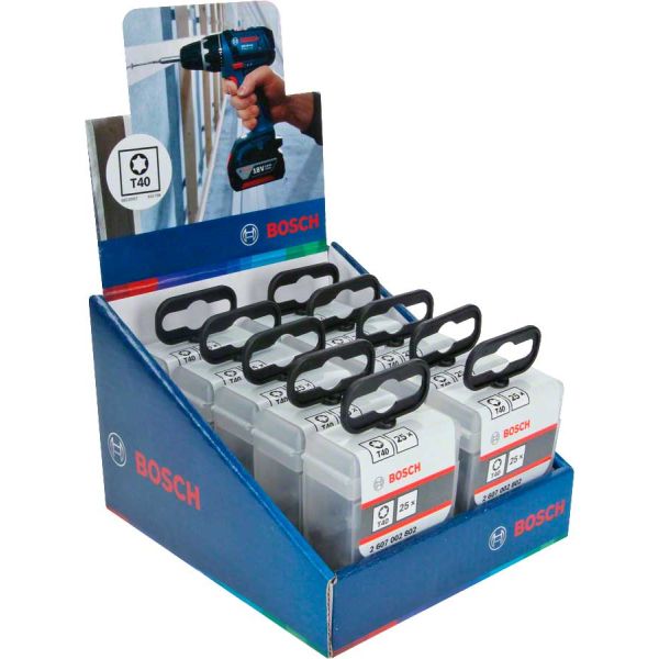 Біта Bosch Extra Hard 25 мм T40 TicTac, 25 шт (2607002802)