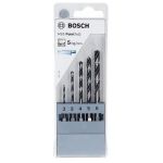 Набір свердел спіральних Bosch HSS PointTeQ HEX, 2-6 мм, 5 шт (2607002824)