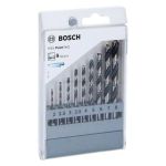 Набір свердел спіральних Bosch HSS-PointTeQ HEX, 2-8 мм, 9 шт (2607002826)