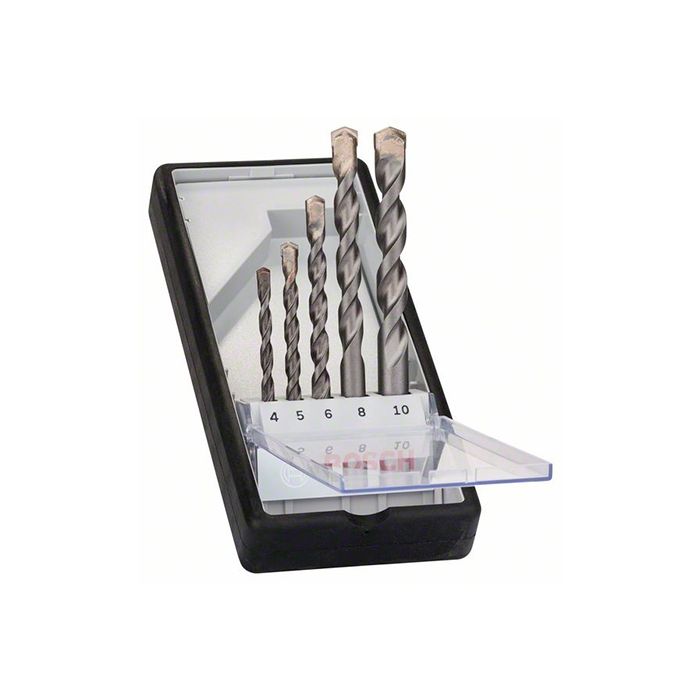 Набор сверл по бетону Bosch Robust Line Silver Percussion (5 шт.) (2607010524)