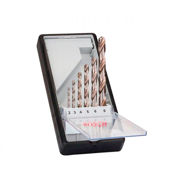 Набор сверл спиральных по металлу Bosch HSS-G Robust Line (6 шт.) (2607010529)
