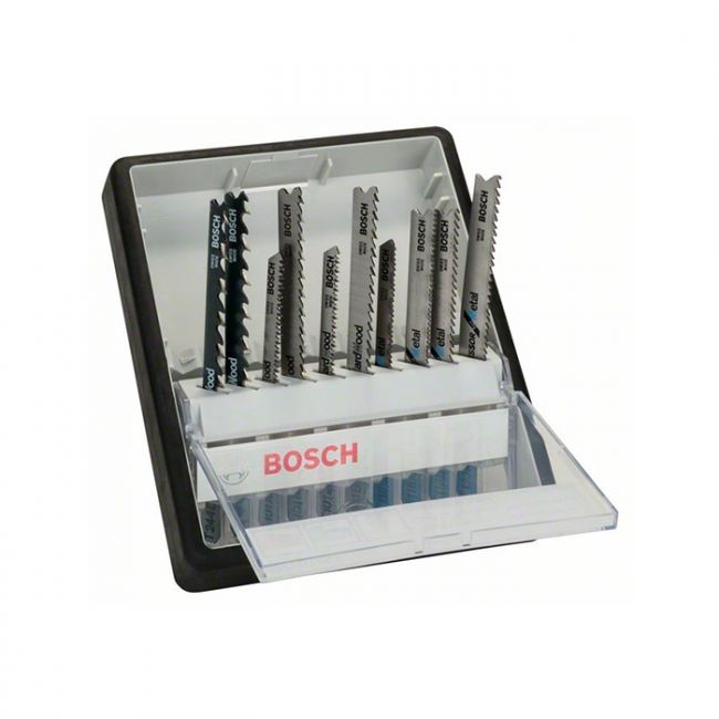 Набор пильных полотен Bosch Robust Line Wood and Metal (10 шт.) (2607010542)