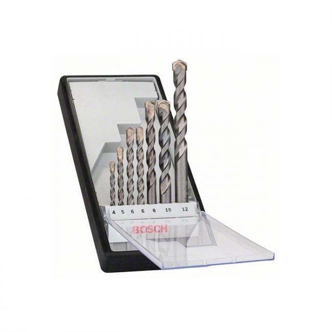 Набор сверл по бетону Bosch Silver Percussion Robust Line (7 шт.) (2607010545)