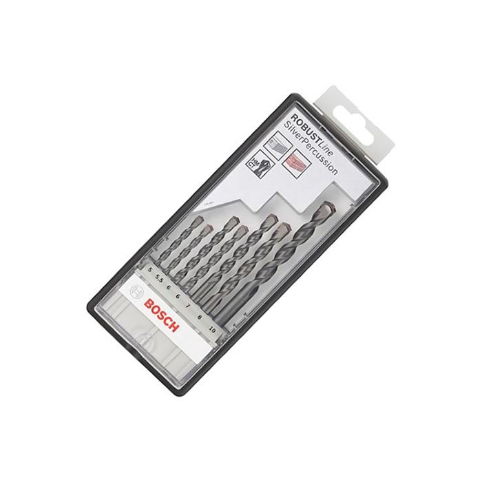 Набор сверл по бетону Bosch Silver Percussion Robust Line (7 шт.) (2607010548)