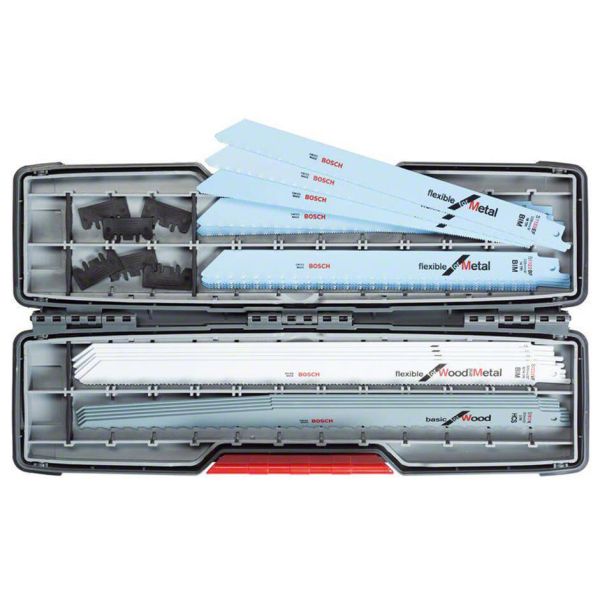 Набір пиляльних полотен Bosch All-in-One, 225-300 мм, 20 шт у ToughBox (2607010996)