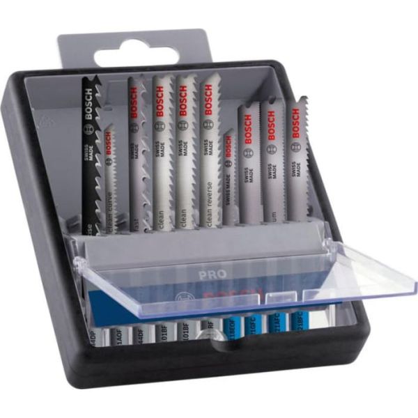 Набір пилок для лобзика Bosch PRO Wood and Metal, 10 шт (2607011943)