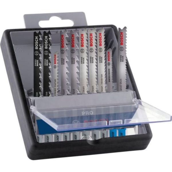 Набір пилок для лобзика Bosch PRO Wood and Metal, 10 шт (2607011944)