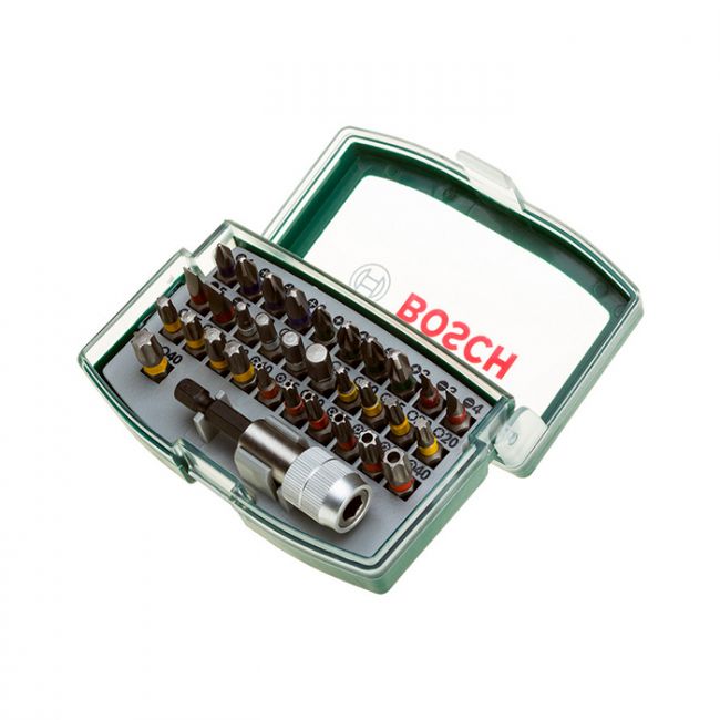 Набор бит Bosch Promoline Colored, 32 шт (2607017063)