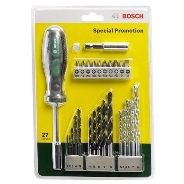 Набір біт і свердл Bosch, 27 шт (2607017201)