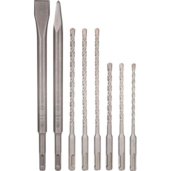 Набір бурів і зубил Bosch PRO SDS plus-4C Set, 8 шт (2607017376)