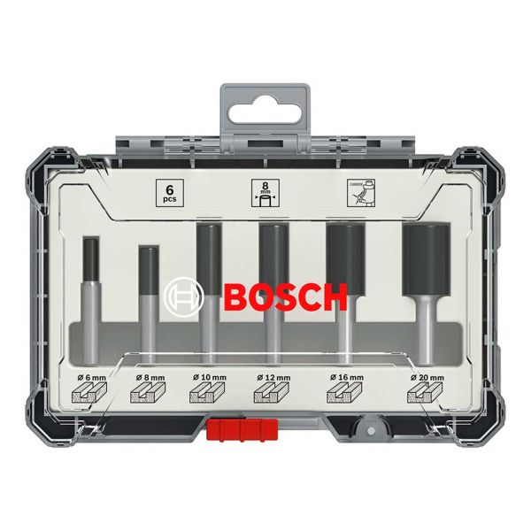 Набір пазових фрез Bosch 8 мм, 6 шт (2607017466)
