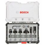 Набір кромкових фрез Bosch Trim&Edging 8 мм, 6 шт (2607017469)