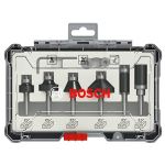 Набір кромкових фрез Bosch 1/4" 6 шт (2607017470)