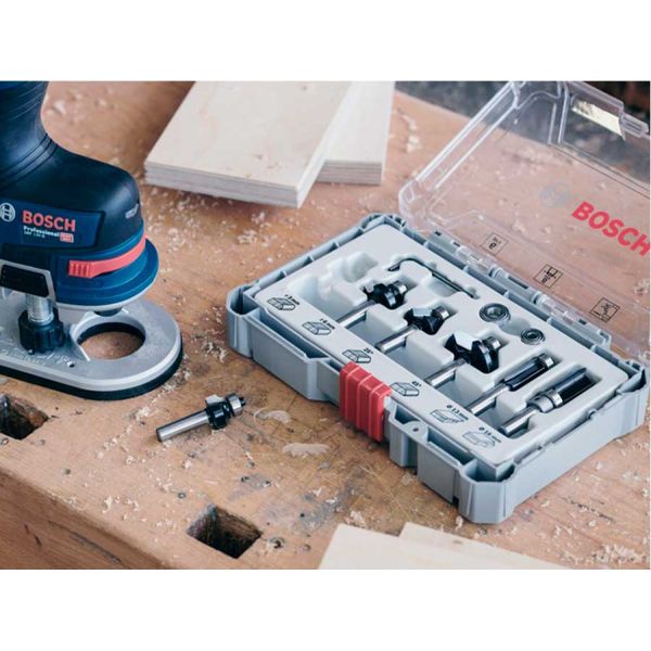 Набір кромкових фрез Bosch 1/4" 6 шт (2607017470)