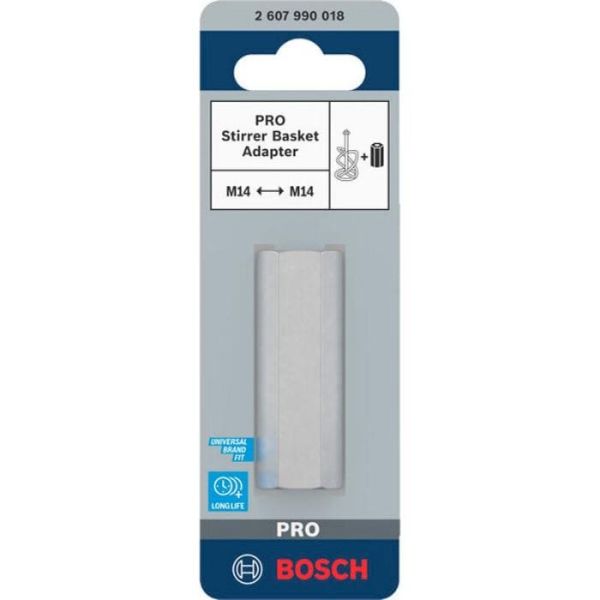 Адаптер для мішалки Bosch короткий М14-М14 (2607990018)