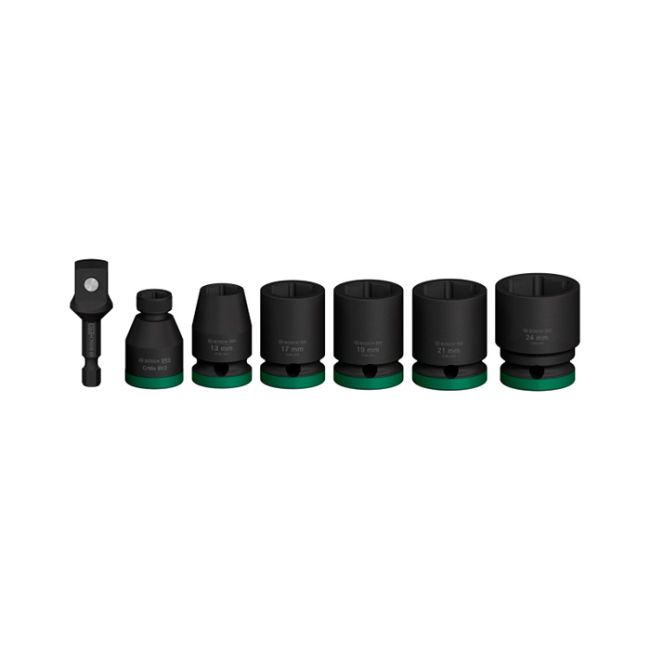 Набір ударних торцевих головок BOSCH PRO Std 7шт, 1/2" з адаптером (2608003032)