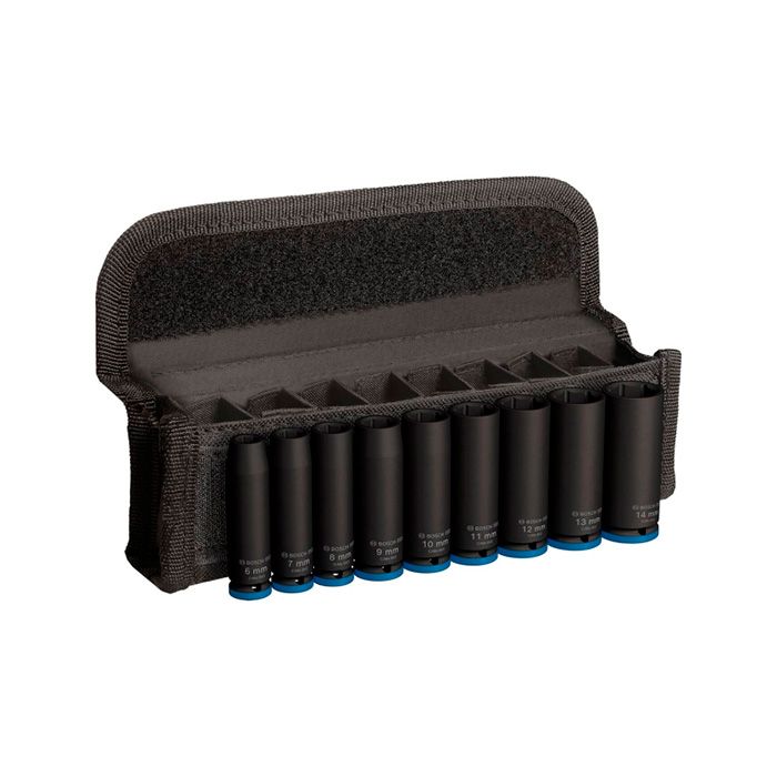Набір ударних торцевих головок BOSCH PRO Deep 9шт 1/4" 50мм (2608003035)
