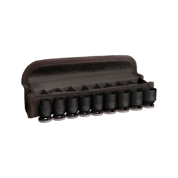 Набір ударних торцевих головок BOSCH PRO Std 9 шт,3/8",30мм (2608003036)