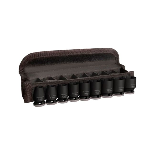 Набір ударних торцевих головок BOSCH PRO Std 9 шт,3/8",30мм (2608003036)