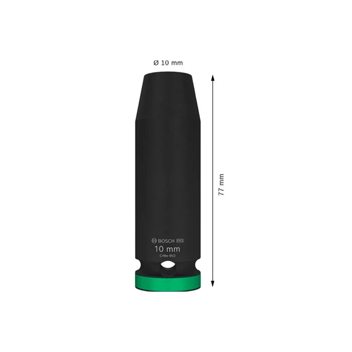 Ударна торцева головка BOSCH PRO Deep 1/2", 10 мм (2608003044)