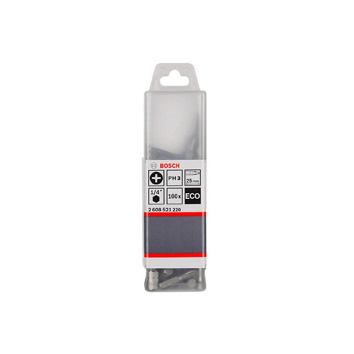 Бита Bosch ECO PH3x25 мм (100 шт.) (2608521220)