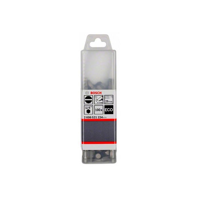 Бита Bosch ECO SL0,8x5,5x25 мм (100 шт.) (2608521226)