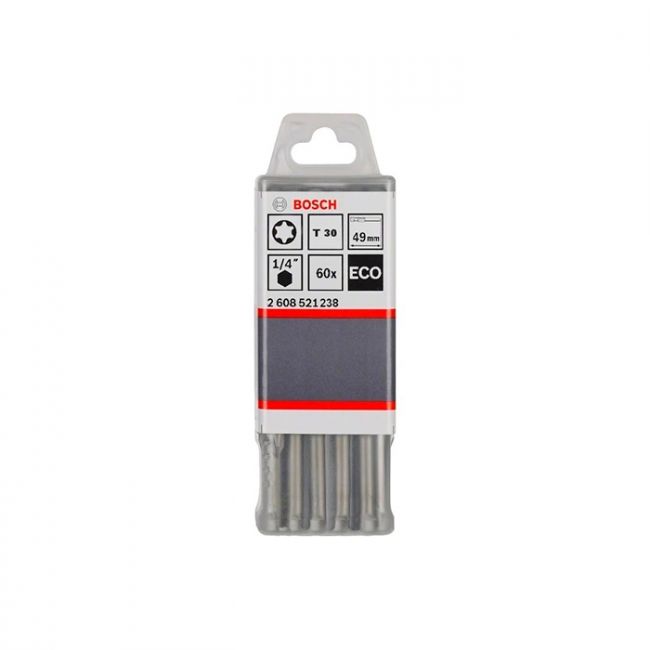 Бита Bosch ECO Torx T30 49 мм (60 шт.) (2608521238)
