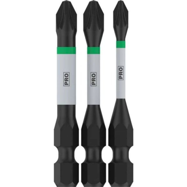 Набір ударних біт Bosch PRO Impact PZ 55 мм, 3 шт (2608521U57)