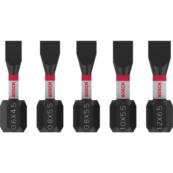 Набір ударних біт Bosch PRO Impact SL 25 мм, 5 шт (2608521U60)