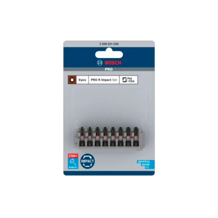 Ударна насадка BOSCH Robertson, R1(x2); R2(x4); R3 (x2), 55 мм, 8 шт (2608521U58)