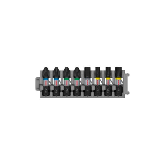 Набір BOSCH комбінованих насадок, PH2(x2); PZ2(x2); H5; T20; T25; T30, 25 мм, 8 шт (2608521U62)