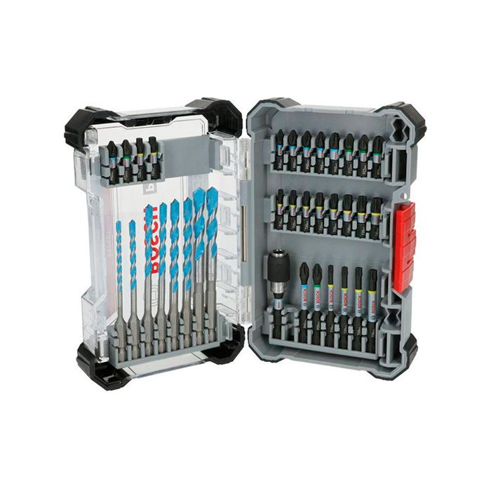 Набір Impact Control BOSCH Кейс L - ударні біти і Свердел MultiConstruction 35шт (2608521U82)