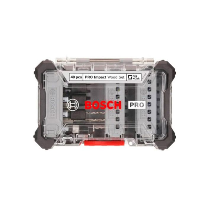 Комбінований набір BOSCH для загвинчування та свердління деревини, 40 шт (2608521U87)