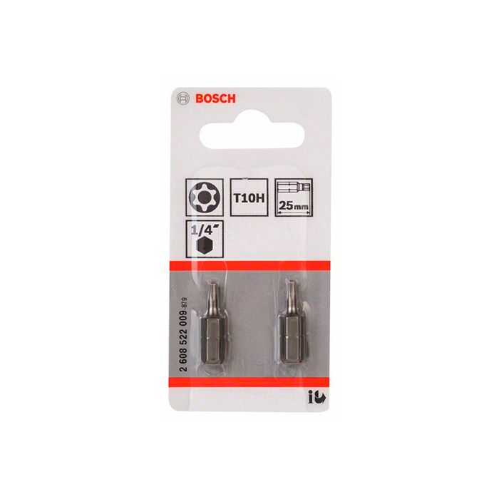 Бита Bosch Extra Hard T10Hx25 мм (2 шт.) (2608522009)