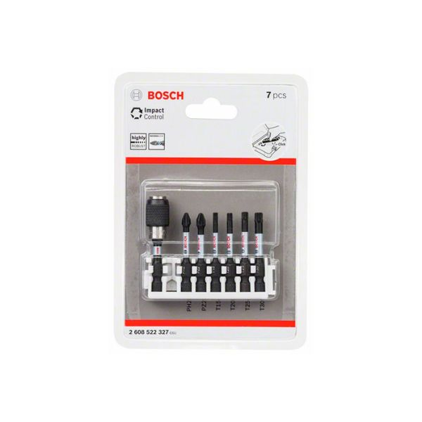 Набор ударных бит Bosch Impact Control 1/4" 50 мм (7 шт.) (2608522327)